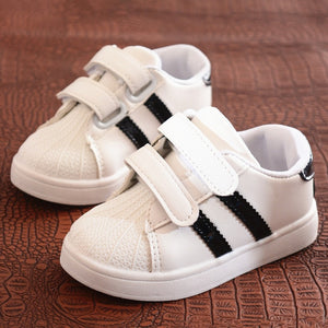 Winter Autumn Baby Children's White Sneakers Toddler Shoes Kids Boys Girls Back School Confort Flat Casual Sport Shoes 1-7Years