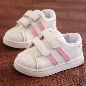 Winter Autumn Baby Children's White Sneakers Toddler Shoes Kids Boys Girls Back School Confort Flat Casual Sport Shoes 1-7Years