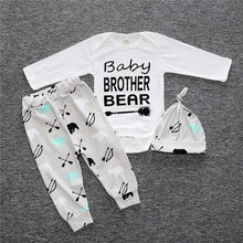 Charger l&#39;image dans la galerie, 3 pcs/set 2019 Autumn children&#39;s clothing newborn girls&#39; clothing sets cotton long-sleeved T-shirt+pants+headband clothes SY184