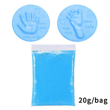 Charger l&#39;image dans la galerie, Baby Care Air Hand Foot Inkpad Drying Soft Clay Baby Handprint Footprint Imprint Casting Parent-child Hand Inkpad Fingerprint20g