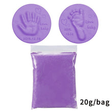 Charger l&#39;image dans la galerie, Baby Care Air Hand Foot Inkpad Drying Soft Clay Baby Handprint Footprint Imprint Casting Parent-child Hand Inkpad Fingerprint20g